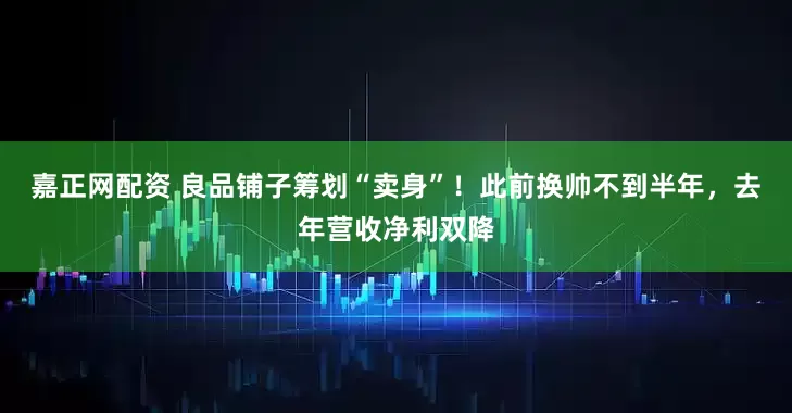 嘉正网配资 良品铺子筹划“卖身”！此前换帅不到半年，去年营收净利双降